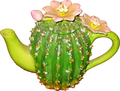 cactus teapot