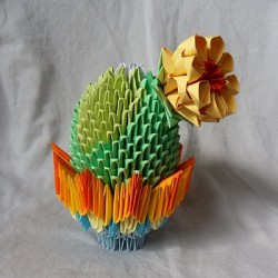 3D-Origami-Cactus