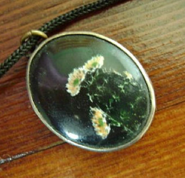 vintage cactus pendant