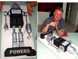 robot cake